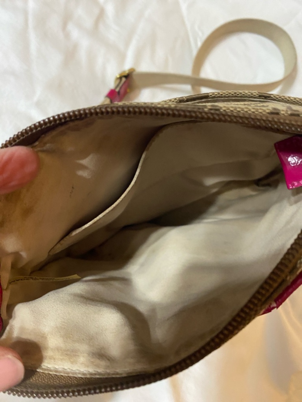 Coach Signature Stripe Swing Pack Crossbody - Picture 5 of 9